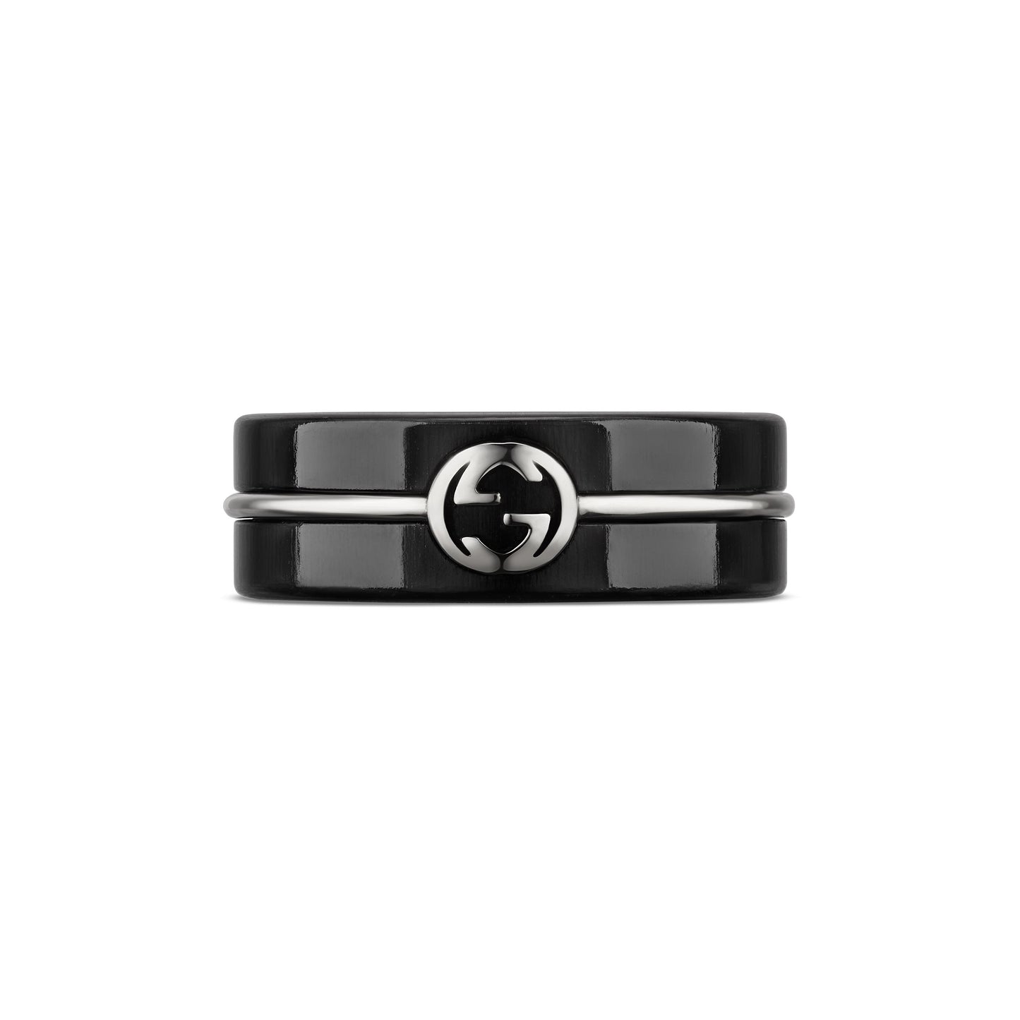 GUCCI INTERLOCKING CORUNDUM BAND