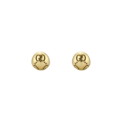 18KY ICON BOULE STUD EARRINGS