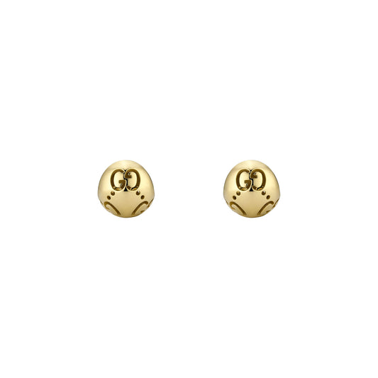 18KY ICON BOULE STUD EARRINGS