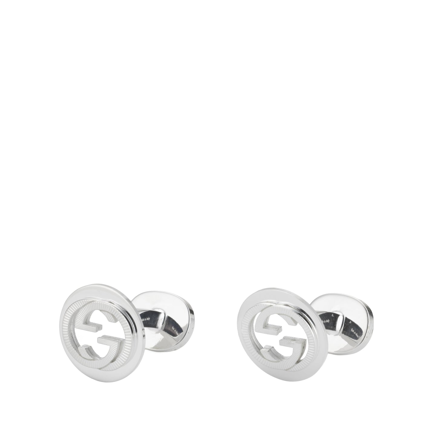 SS GUCCI INTERLOCKING CUFFLINKS