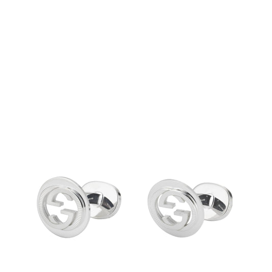 SS GUCCI INTERLOCKING CUFFLINKS