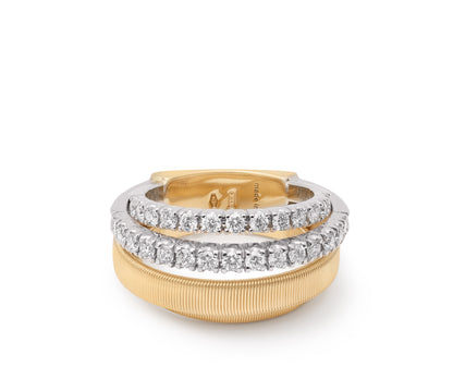 18KY MASAI DIAMOND FASH RING
