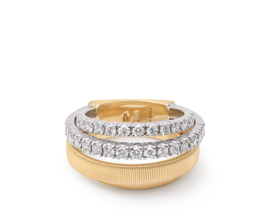 18KY MASAI DIAMOND FASH RING