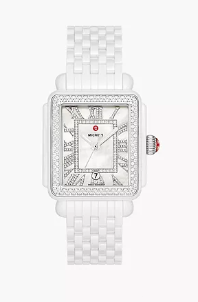 DECO MADISON WHITE CERAMIC DIAMOND BEZEL