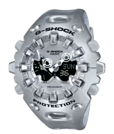 GA-V01 SERIES BIG CASE SILVER ANALOG/DIGITAL