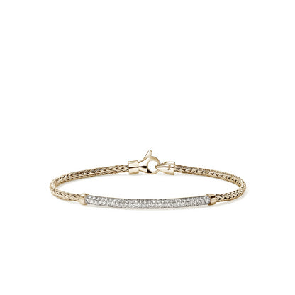 14KY ESSENTIALS PAVE DIAMOND BRACELET