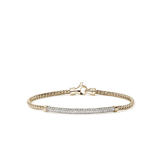14KY ESSENTIALS PAVE DIAMOND BRACELET