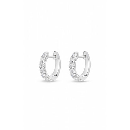 18KW DIAMOND HUGGIES EARRINGS