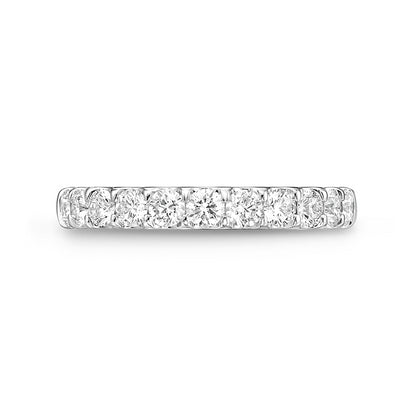 ODESSA PLATINUM DIAMOND HALFWAY BAND. 1/24/24 RTV RA# MON-002855 FEDEX# 270177013495