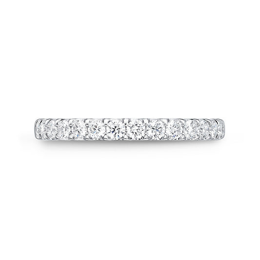 18KW ODESSA DIAMOND HALFWAY WEDDING BAND