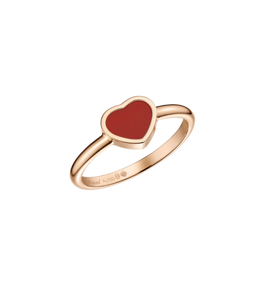 MY HAPPY HEARTS CARNELIAN RING