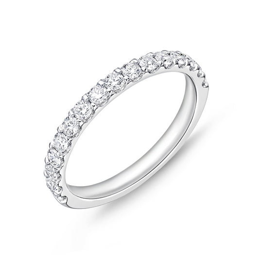 ODESSA PLATINUM DIAMOND HALFWAY BAND
