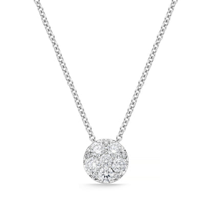 18KW HARMONY CLUSTER DIAMOND PENDANT