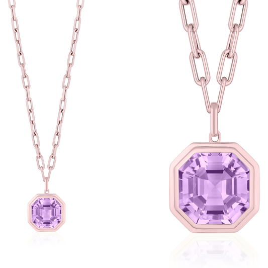 GOSHWARA 18KR ASSCHER CUT OCTAGON PENDANT