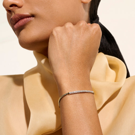 14KY ESSENTIALS PAVE DIAMOND BRACELET