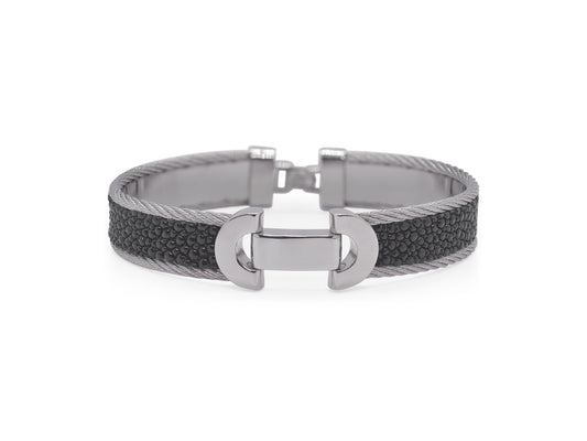 MENS GRY CABLE/EEL BRAC