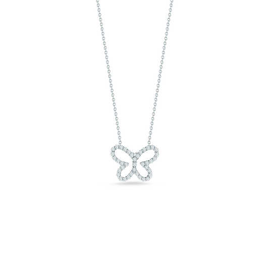 18KW DIAMOND BUTTERFLY PENDANT