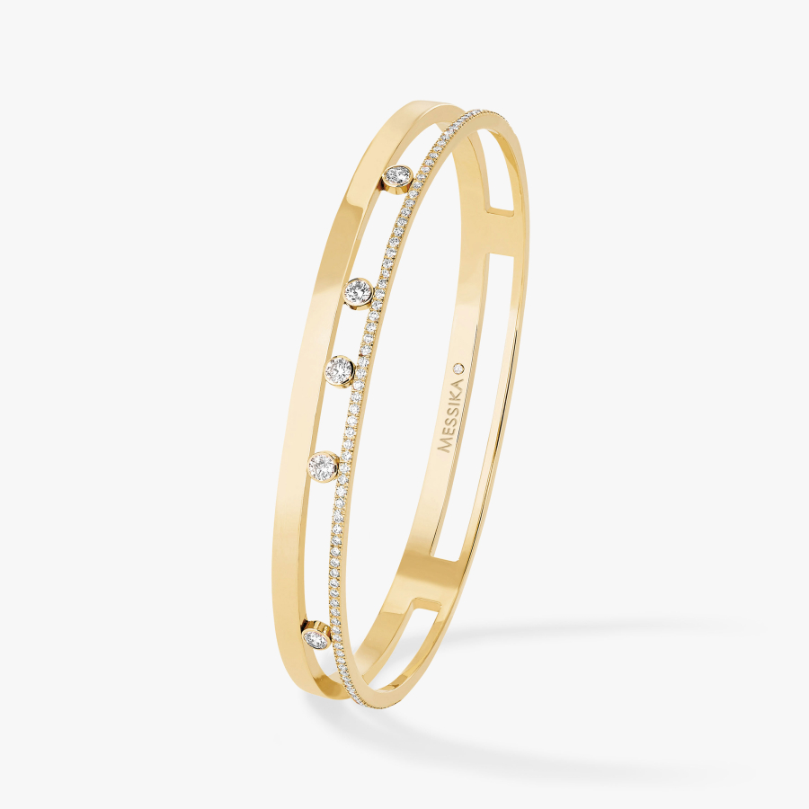 18KY MOVE ROMANE BANGLE