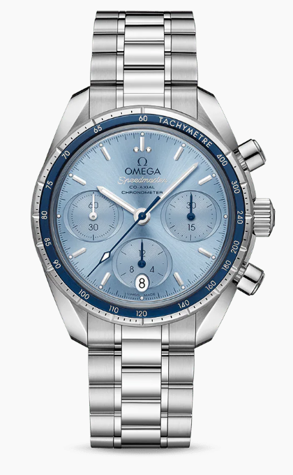 38MM SS SPEEDMASTER CHRONO BLUE DIAL