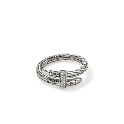 SS SPEAR DIAMOND RING