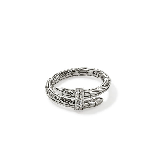 SS SPEAR DIAMOND RING