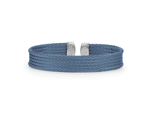 CARIBBEAN BLUE CABLE CUFF