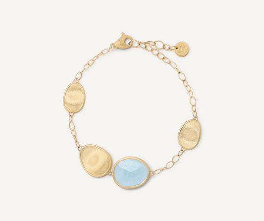 18KY LUNARIA AQUAMARINE BRACELET