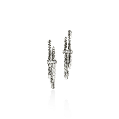 SPEAR HOOP EARRS 34MM