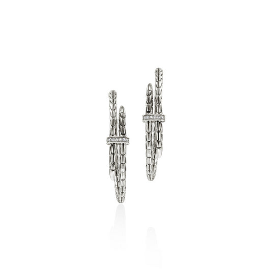 SPEAR HOOP EARRS 34MM