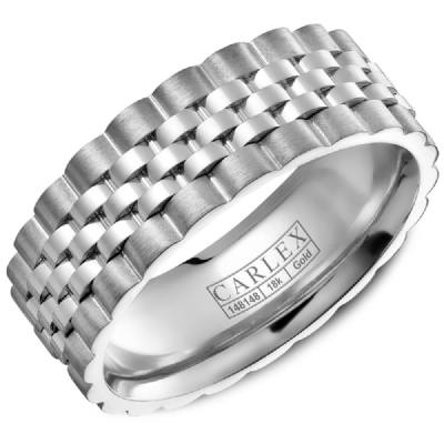 7.5MM 18K WHITE- G3 CARLEX LUX
