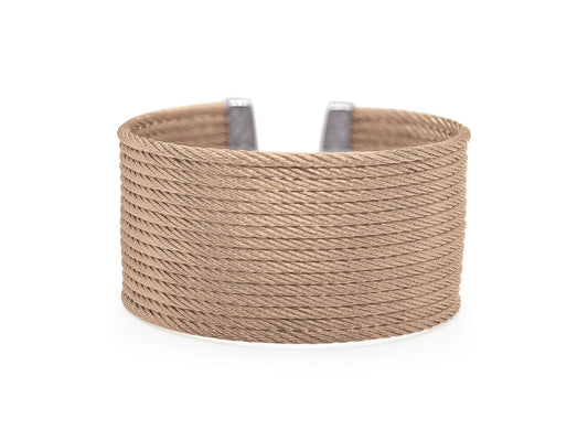 WIDE ROSE CABLE CUFF SZ 5.75