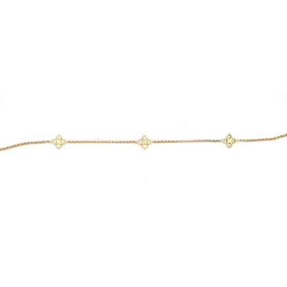 18KY DIAMOND LOVE BY THE YARD 3" STATION BRAC