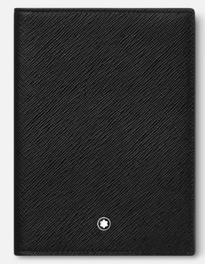 SARTORIAL PASSPORT HOLDER BLACK