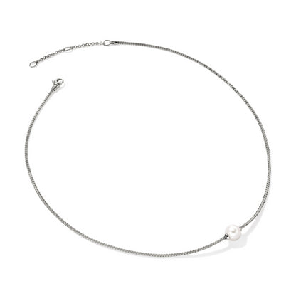 SS ESSENTIAL1.8MM  PEARL NECKLACE