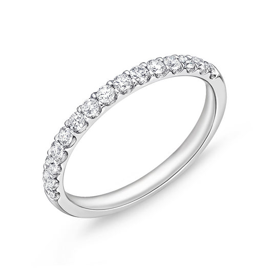 ODESSA PLATINUM DIAMOND HALFWAY BAND