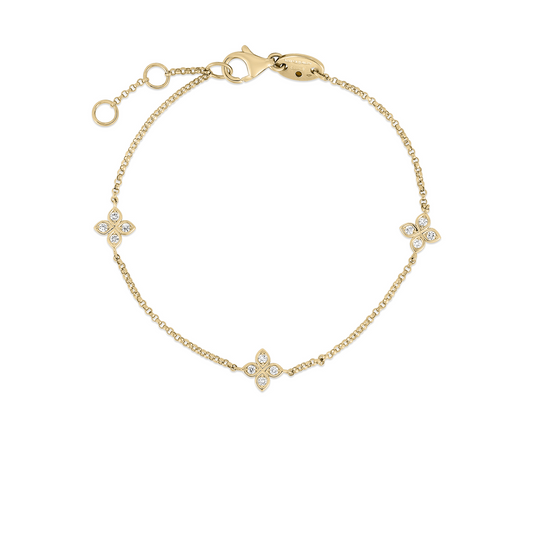 18KY DIAMOND LOVE BY THE YARD 3" STATION BRAC