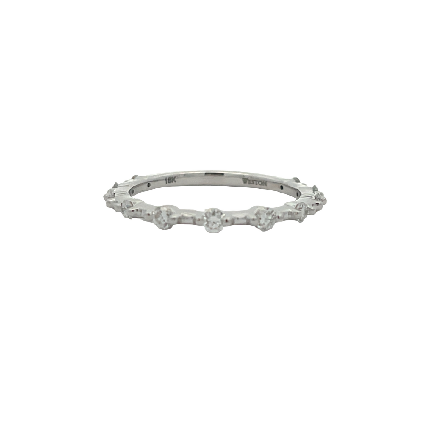 18KW DIAMOND .32CT WEB BAND