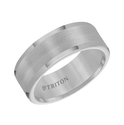 8MM SATIN FINISH TUNGSTEN BAND  ORDER SIZE 11