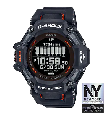 GSHOCK RSN HRM GPS SOLAR BK