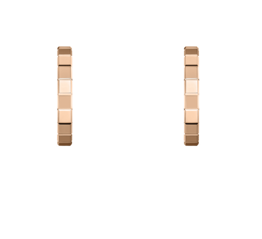 18KR PETITE ICE CUBE EARRINGS