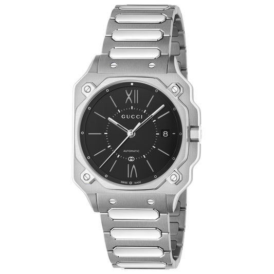 36MM SS G-FLAT BLACK DIAL WITH DATE