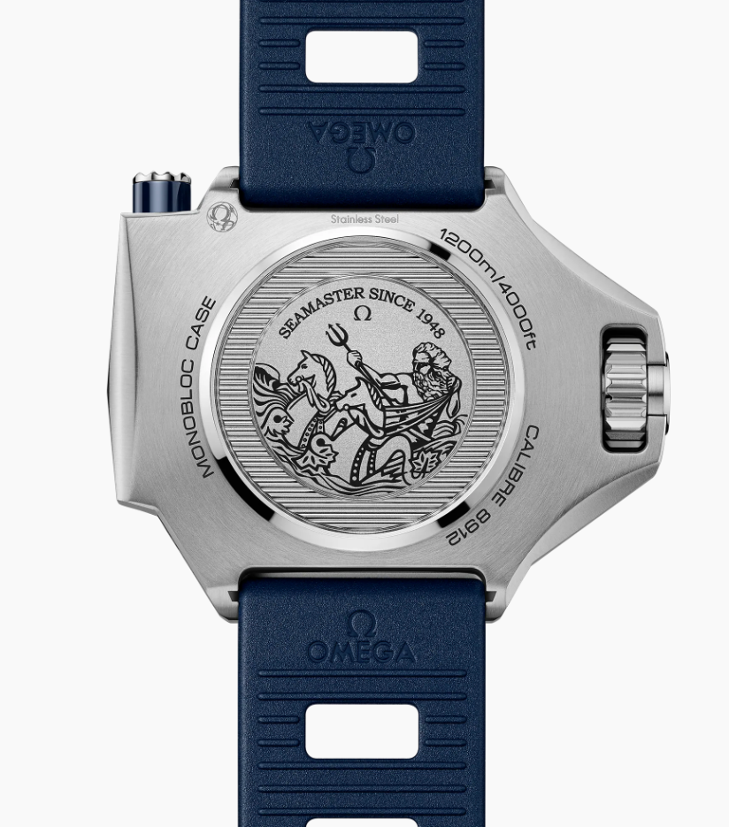 55MM X 45MM O-MEGA STEEL SEAMASTER PLOPROF 1200M