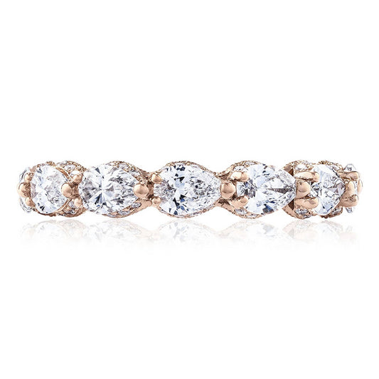 18KR 3/4 WAY DIAMOND WEDDING BAND 1.55TWT