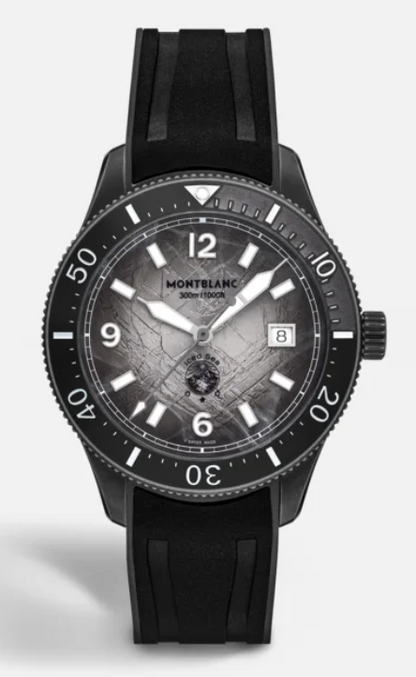 41MM MONTBLANC ICED SEA AUTOMATIC DATE 0 OXYGEN