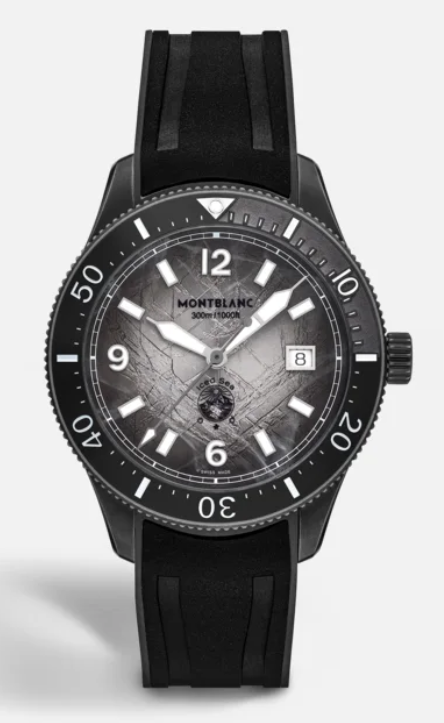 41MM MONTBLANC ICED SEA AUTOMATIC DATE 0 OXYGEN