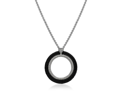 BLK/GRY CABLE PEND W/DIAS