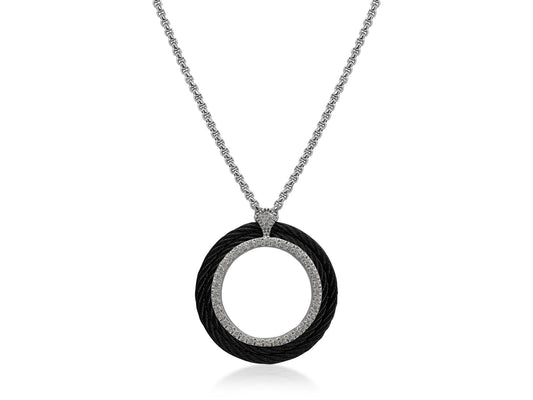 BLK/GRY CABLE PEND W/DIAS