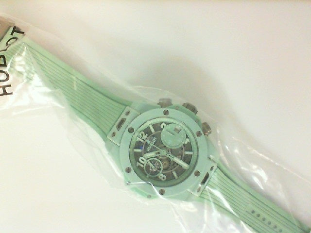 42MM BIG BANG UNICO MINT GREEN CERAMIC SN# 2106786