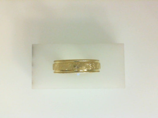 18KY 6 MM CLASSIC BAND STYLE #WB-7915  IN SIZE 11