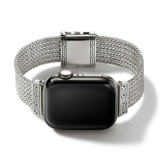 STERLING SILVER SMART WATCH 18MM BRACELET